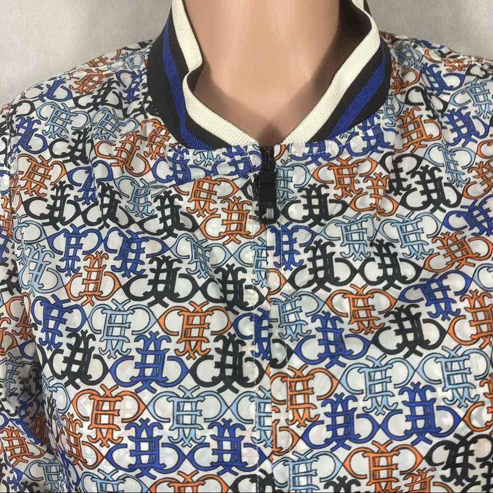 Emilio Pucci Logo Printed Bomber Jacket Multicolor - Picture 10 of 17